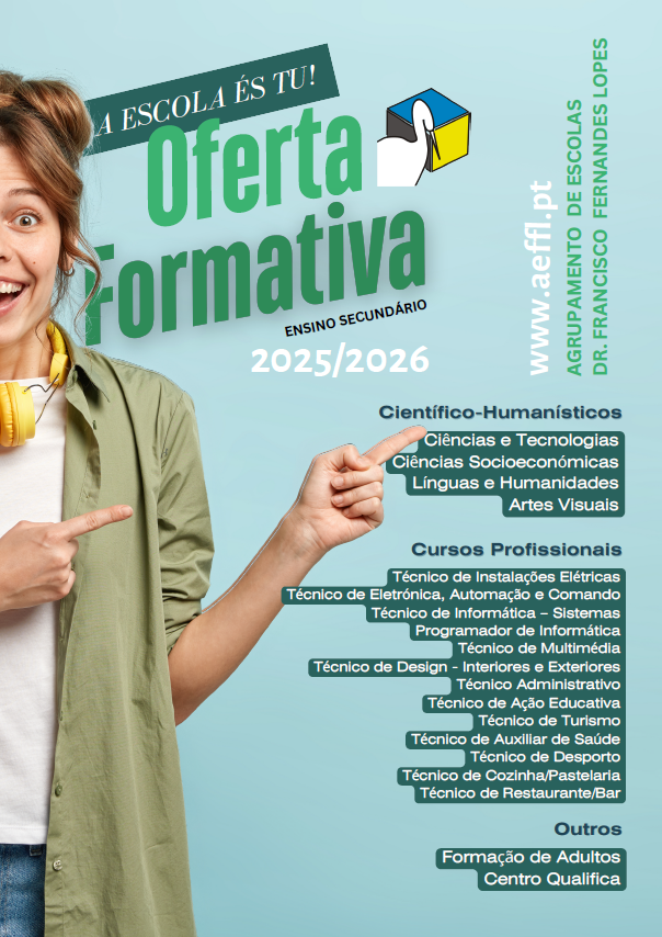 Cartaz Oferta Formativa 25 26