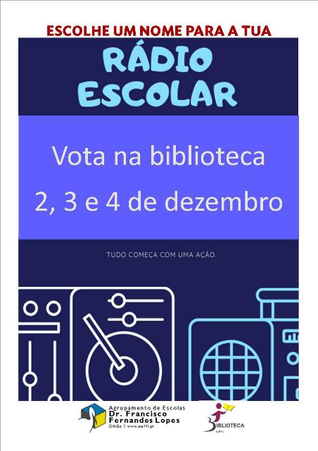 Poster Radio votacao