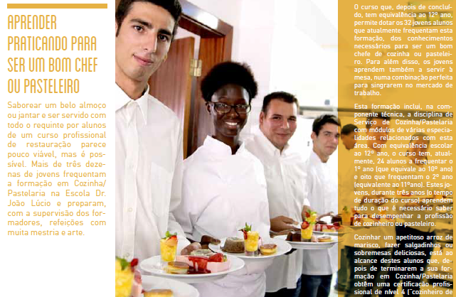 Aprender  praticando para  ser um bom chef  ou pasteleiro