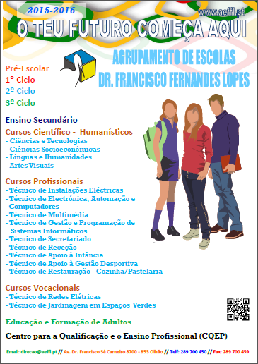 Oferta Formativa 2015/2016 - Estudar no AEFFL - 7 de maio