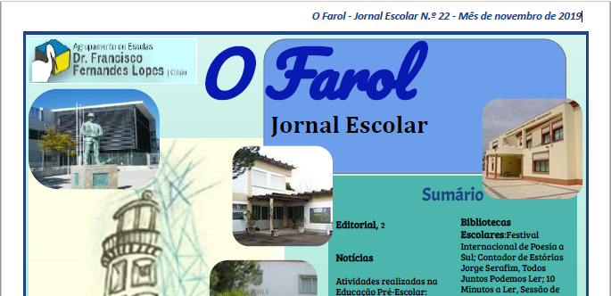 Jornal Escolar - O Farol - N.º 22 - Nov/2019