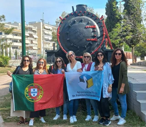Professoras do AEFFL de Olhão em mobilidade Erasmus KA1, na Grécia